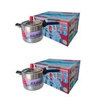 Kit 2 Peças Panelas De Pressão 4,5 Litros Globo