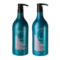 Kit 2 Peças para Cabelos com Caspa Pontas Secas Oleosos Mistos Crescimento Capilar WF RE-CUPPER 2L