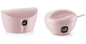 Kit 2 Peças Para Cozinha Com Saleiro E Açucareiro Com colher BPA free UZ Kit 2 Peças Para Cozinha Com Saleiro E Açucareiro Com colher BPA free UZ