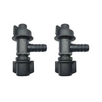 Kit 2 Peças Porta Bico Final Terminal L Mangueira 1/2 Kit 2 Peças Porta Bico Final Terminal L Mangueira 1/2