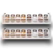 Kit 2 peças porta tempero/ condimento de parede em mdf