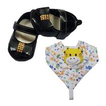 Kit 2 Peças Presente Bebê Com Tênis E Naninha Menino Menina