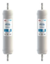 Kit 2 Peças Refil Filtro Água Refrigeradores Fp3 Ice 1074r Kit 2 Peças Refil Filtro Água Refrigeradores Fp3 Ice 1074r