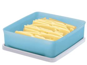 Kit 2 peças refri Box 400 ml Azul Tupperware