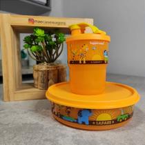 Kit 2 Peças Safari - Pratinho e Copo Tupperware