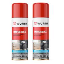 Kit 2 Peças - Spray Impermax Impermeabilizante Para Tecidos De 300ml / 180gr - Wurth