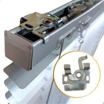 Kit 2 Peças Suporte Presilha Instalação Persiana Horizontal 16 e 25mm Manutenção Parede Com Parafuso e Bucha