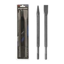 Kit 2 Peças Talhadeiras E Ponteira Para Martelete Sds Plus Western
