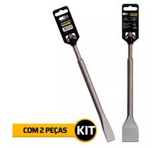 Kit 2 Peças Talhadeiras Martelete Sds Plus Profissional