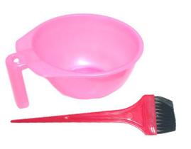 Kit 2 peças Tintura Pintura para Cabelo Pote 300 ml com Alça + Pincel