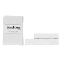 Kit 2 Peças Toalha de Banho e Rosto Max Sonhare Ouro Branca - Sultan Kit 2 Peças Toalha de Banho e Rosto Max Sonhare Ouro Branca - Sultan