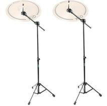 Kit 2 Pedestais Girafa Estante P/ Pratos De Bateria B12g Ask