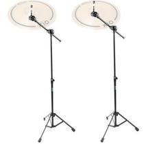 Kit 2 Pedestal Girafa Ask Estante P/ Pratos De Bateria B12g