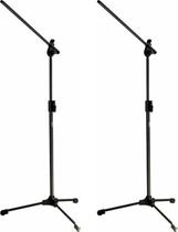 Kit 2 Pedestal Para Microfone Simples Tps Ask