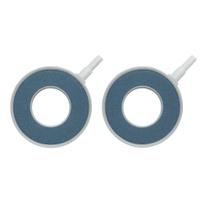 Kit 2 Pedras Ar Circular Aquario Oxigena Circula Nutrientes
