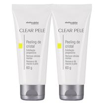 Kit 2 Peeling de Cristal Clear Pele Abelha Rainha 60 g