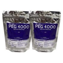 Kit 2 PEG 4000 Sem Eletrolitos (Polietilenoglicol) 300g Kit 2 PEG 4000 Sem Eletrolitos (Polietilenoglicol) 300g