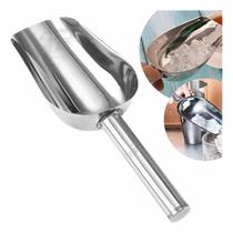 Kit 2 Pegador de Gelo Pá Aço Inox 13cm x 8cm Wincy