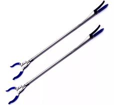 Kit 2 Pegador De Objeto Garra Mão Mecânica Multiuso Extensor 90cm
