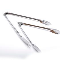 Kit 2 Pegadores de Cozinha em Aço Inox Universal Para Salada, Churrasco, Pão e Massas Kit 2 Pegadores de Cozinha em Aço Inox Universal Para Salada, Churrasco, Pão e Massas