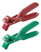 Kit 2 Pegadores De Panela Quente verde e vermelho Pega Travessa Assadeira Anti Queimadura