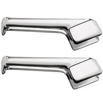 Kit 2 Pegadores Universais de Cozinha Multiuso Macarrão Salada Comida Taumer Inox Kit 2 Pegadores Universais de Cozinha Multiuso Macarrão Salada Comida Taumer Inox