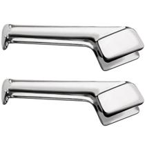 Kit 2 Pegadores Universais de Cozinha Multiuso Macarrão Salada Comida Taumer Inox Kit 2 Pegadores Universais de Cozinha Multiuso Macarrão Salada Comida Taumer Inox
