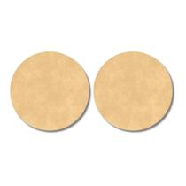 Kit 2 Pele Animal 45Cm Couro S Aro Conga Bongo Atabaque Luen