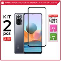 KIT 2 Película 3D ANTIQUEDA para Xiaomi Note 10 4G/Note 10s/Note 10/Note 11 4G/11S Kit Limpeza