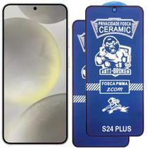 Kit 2 Pelicula 9D Ceramica Privacidade Fosca Compativel com Samsung Galaxy S24+ - Ceramics