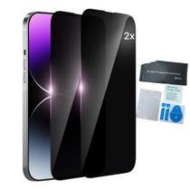 Kit 2 Película de Vidro 3D Privativa Para IPhone 11 12 13 14 15 16 Pro/Pro Max Kit Limpeza 3 em 1