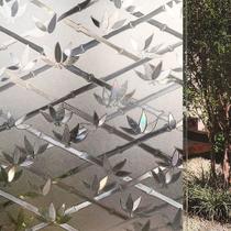 Kit 2 Pelicula Eletrostatica 3D Vidro Mod. Bambu com Folhas