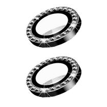 Kit 2 Película Lente Câmera Compatível Com Moto Edge 50 G15 G35 G55 G75 G84 G85 Cor:preto brilhoTamanho:Edge 50 5G