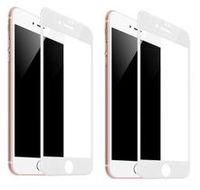 Kit 2 Películas De Vidro 5D Full Cover Para iPhone 7 Plus / 8 Plus (5.5") Ultra Resistente
