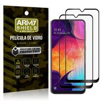 Kit 2 Películas de Vidro Blindada 3D Full Cover Galaxy A50 - Armyshield