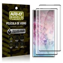 Kit 2 Películas Vidro Blindada 3D Full Cover Galaxy Note 10 - Armyshield