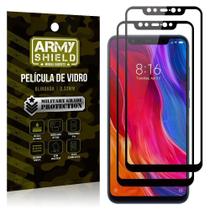 Kit 2 Películas Vidro Blindada 3D Full Cover Mi 8-Armyshield