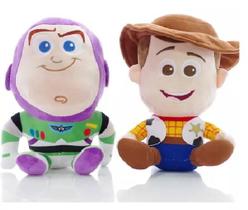 Kit 2 Pelucia Toy Story Woody Buzz Lightyear Musical