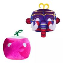 Kit 2 Pelúcias Blox Fruit Roblox Rubber E Mammoth Jogo