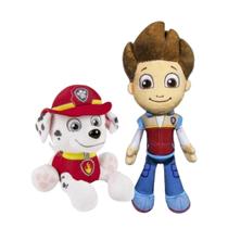 Kit 2 Pelúcias Patrulha Canina Rayder E Marshall