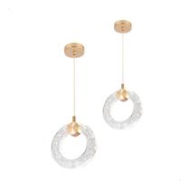 Kit 2 Pendente Arco Crista Bolha Led Moderno Luxo Nitrolux Kit 2 Pendente Arco Crista Bolha Led Moderno Luxo Nitrolux
