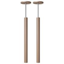 Kit 2 Pendente Luminária Tubo Fendi 50 Cm Kit 2 Pendente Luminária Tubo Fendi 50 Cm