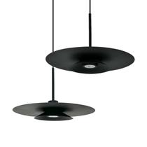 Kit 2 Pendente Moderno Luminária Tutu 40cm Preto 1 LED Mr-16 Bivolt Kit 2 Pendente Moderno Luminária Tutu 40cm Preto 1 LED Mr-16 Bivolt