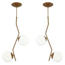 Kit 2 Pendentes Aro Duplo Angular Jabuticaba Cobre Orby Kit 2 Pendentes Aro Duplo Angular Jabuticaba Cobre Orby