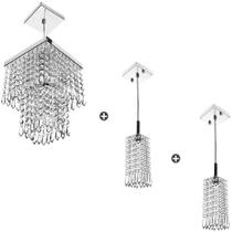 Kit 2 Pendentes Clearcrillic + pendente Marrycrilic Oferta!!