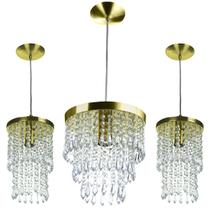 Kit 2 Pendentes Spark + Pendente Manucrillic Dourado Kit 2 Pendentes Spark + Pendente Manucrillic Dourado