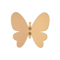 Kit 2 Penduradores Borboleta Gancho De Parede Cabide Dourado Multiuso Decorativo Alumínio Resistente Masutti Kit 2 Penduradores Borboleta Gancho De Parede Cabide Dourado Multiuso Decorativo Alumínio Resistente Masutti