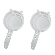 Kit 2 Peneiras / Coador De Plástico Com 3 Pecas 7 9 E 11cm Kit 2 Peneiras / Coador De Plástico Com 3 Pecas 7 9 E 11cm