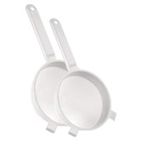 Kit 2 Peneiras Reforçada Coador 12cm E 10cm Tela Poliester