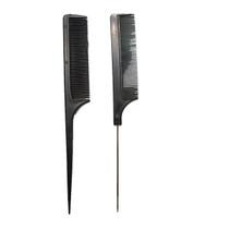 Kit 2 Pente Fino divisor Cabelo Corte Química Barba Penteado